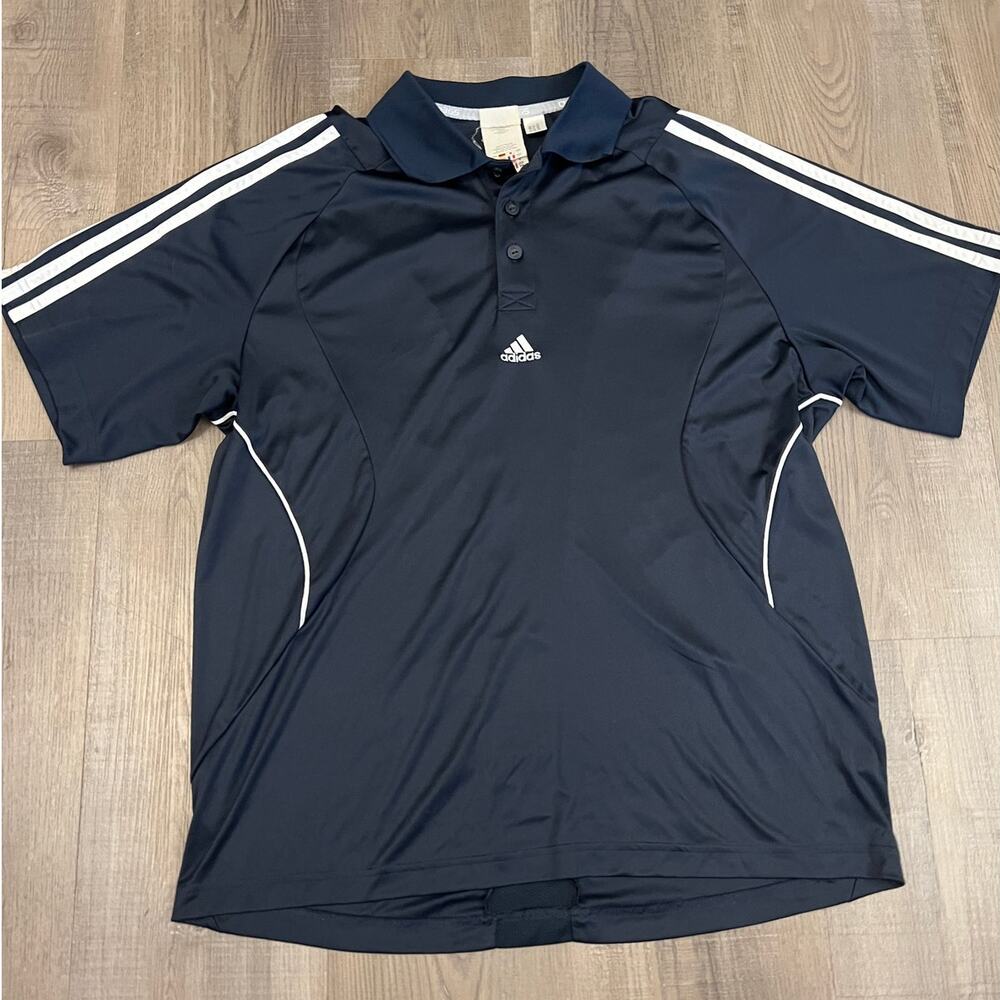 Vtg Adidas Clima365 Collared Shirt